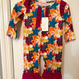 Adorable NWT Little Girls' Long Sleeved Romper